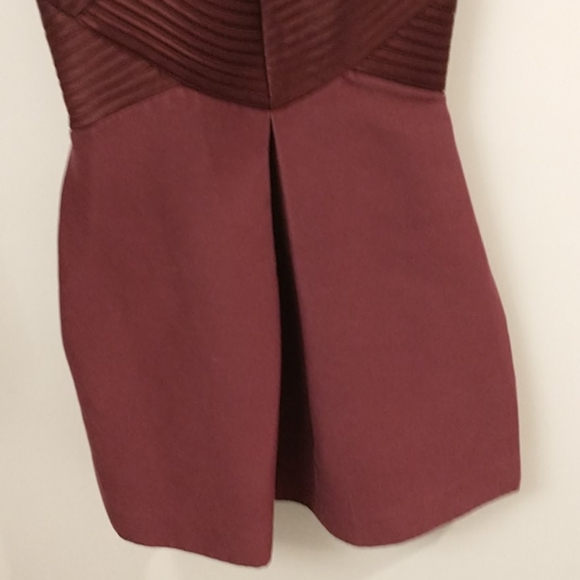 Hamilton Heritage Designer Maroon cocktail dress